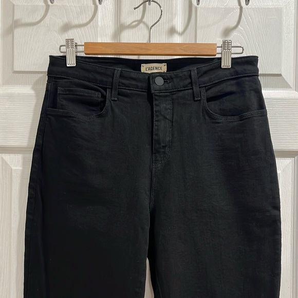 L’AGENCE Oriana High Rise Black Jeans - Picture 6 of 15